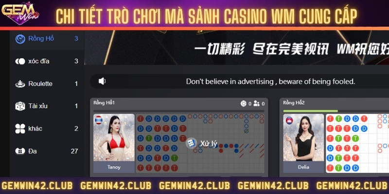 Điểm danh siêu phẩm giải trí của sảnh casino